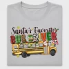 Santa's Favorite Bus Driver DTF Transfer