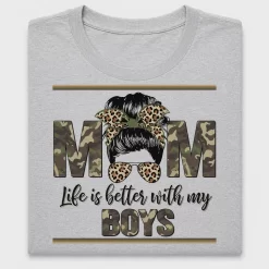 Camo Boy Mom DTF Transfer