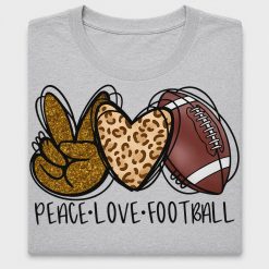 Peace Love Football DTF Transfer