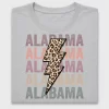 Alabama Cheetah Leopard Bolt DTF Transfer