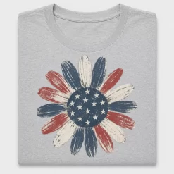 Retro Patriotic Daisy DTF Transfer
