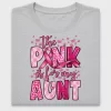 Pink Aunt Breast Cancer Awareness DTF Transfer