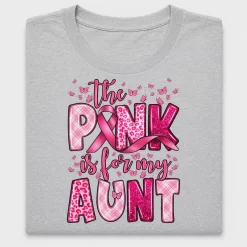 Pink Aunt Breast Cancer Awareness DTF Transfer
