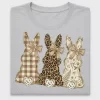 Vintage Leopard Bunny DTF Transfer