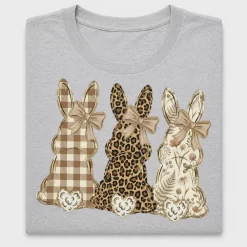 Vintage Leopard Bunny DTF Transfer