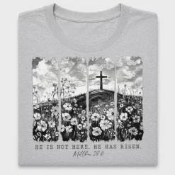 He Is Risen Wildflower DTF Transfer
