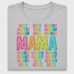 Retro Rainbow Mama DTF Transfer Bundle