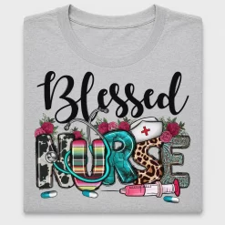 Blessed Nurse Life DTF Transfer