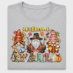 Fall Gnomes Welcome DTF Transfer