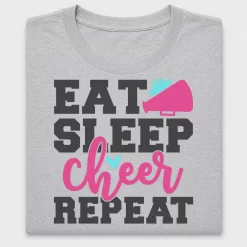 Eat Sleep Cheer Repeat DTF Transfer
