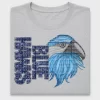 Blue Hawk Mascot DTF Transfer