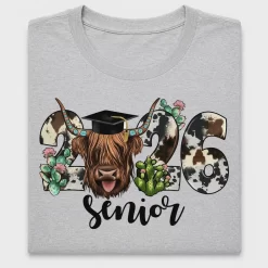 Cow Senior 2026 DTF Transfer