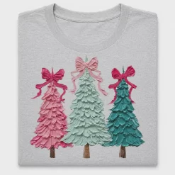 Coquette Christmas Trees DTF Transfer