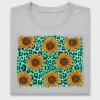 Leopard Sunflower DTF Heat Transfer
