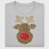 Reindeer Red Nose DTF Transfer