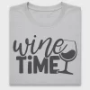 Wine Time DTF Transfer