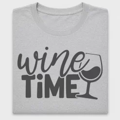 Wine Time DTF Transfer