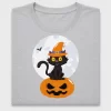 Halloween Witch Cat DTF Transfer