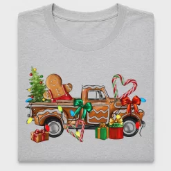 Gingerbread Truck Christmas DTF Transfer