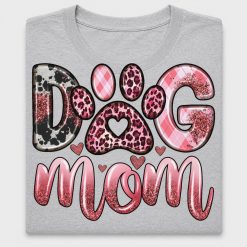 Dog Mom Leopard Glitter DTF Transfer