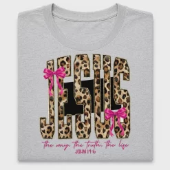 Leopard Print Jesus DTF Transfer
