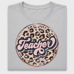 Leopard Teacher Retro DTF Transfer