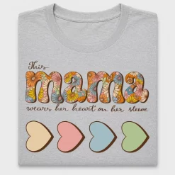 Mama Heart Sleeve DTF Transfer