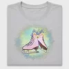 Floral Ice Skates DTF Transfer