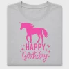 Happy Birthday Unicorn DTF Transfer
