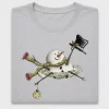 Whimsical Snowman DTF Transfer