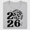 Retro Disco Happy New Year 2026 DTF Transfer