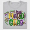 Little Miss Mardi Gras DTF Transfer