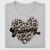 Grammy Leopard Heart DTF Transfer