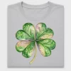 Boho Shamrock Four Leaf Clover DTF Transfer