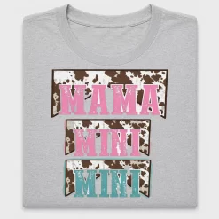 Mama & Mini Cowhide DTF Transfer