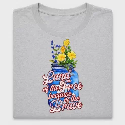 Land of the Free Sunflower DTF Transfer