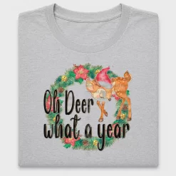 Oh Deer What a Year Christmas DTF Transfer