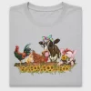 Farm Animals Sunflower DTF Transfer