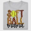Softball Mom DTF Transfer Design