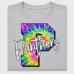 Tie Dye Panthers DTF Transfer