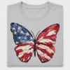 Patriotic Butterfly DTF Transfer