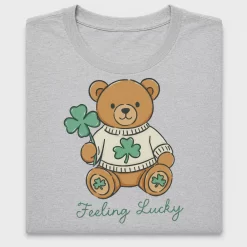 Feeling Lucky Bear St Patricks Day DTF Transfer