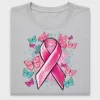 Breast Cancer Awareness Butterfly DTF Transfer