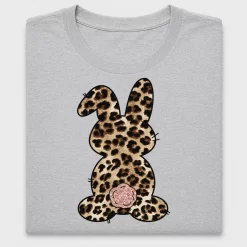 Leopard Bunny DTF Transfer for Easter Shirts