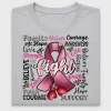 Breast Cancer Fight Pink Ribbon DTF Transfer
