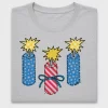 Firecracker Trio with Bow DTF Transfer
