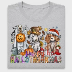 Holiday Dogs DTF Transfer Design