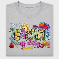 Teacher Off Duty Summer Vibes DTF Transfer