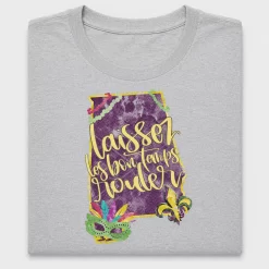 Mardi Gras Alabama State DTF Transfer