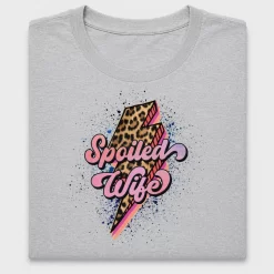 Spoiled Wife Leopard Lightning DTF Transfer